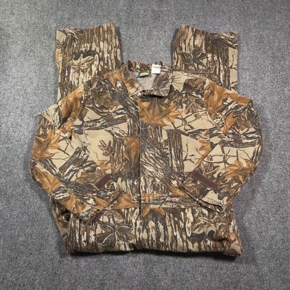 Cabela's Other - VTG Cabelas Realtree Camo Coveralls Mens XL Hunting Chamois Made in USA‎ GORP
